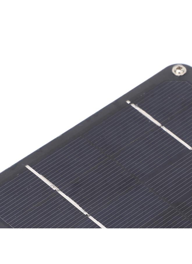 Thoraya Solar Panel Powered Fan Kit 20W Monocrystalline Solar Panel Exhaust Fan Kit for Outdoor Travel Greenhouse Black  - Image 1