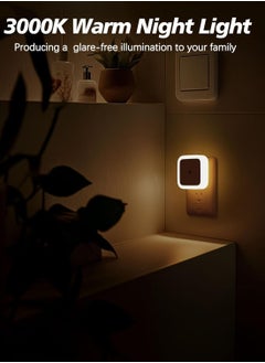 AIMARS Nightlight Plug in Night Light, Dusk to Dawn Night Lamp Led Night Light for Kids Bedroom, Bathroom, Hallway Warm  - Image 4