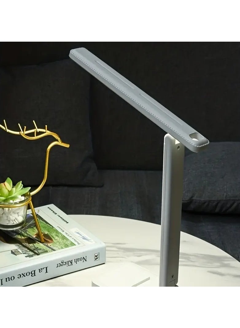 Generic Desk Lamp, Portable LED Table Lamp with USB Charging Port, Folding Eye-Caring Desk Lamp 3 Color Modes Stepless Dimming, Multifunction Table Touch Control Desk Lamps  - Image 4