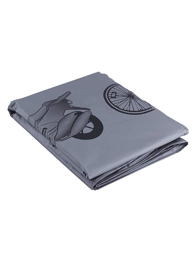 200*100*60cm Bicycle Dust Proof Cover Bike Universal Waterproof Rain UV Protector Cover For Electric Motorcycle Scooter Cycling (Gray) - Image 4