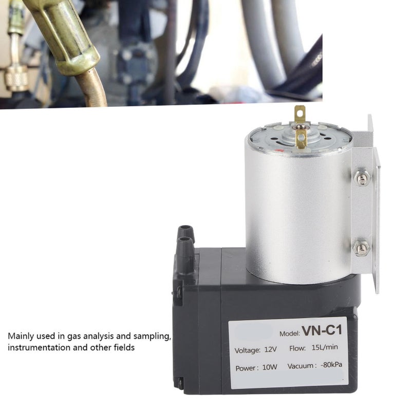 Vacuum Suction Pump Negative Pressure with Stand ‑80kpa 10W DC24V/DC12V - Image 3