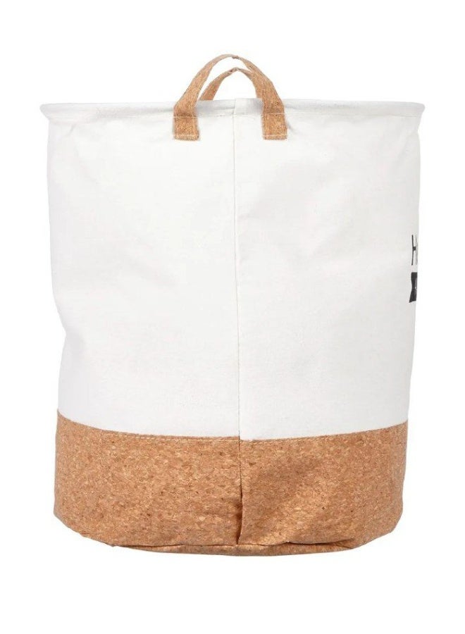 Waterproof laundry basket, liquid and odor resistant, durable and foldable fabric clothes organizer with a modern, space-saving design for bedrooms and bathrooms. - Image 3