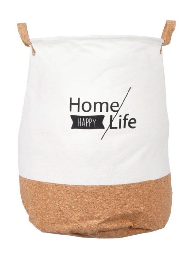 Waterproof laundry basket, liquid and odor resistant, durable and foldable fabric clothes organizer with a modern, space-saving design for bedrooms and bathrooms. - Image 2