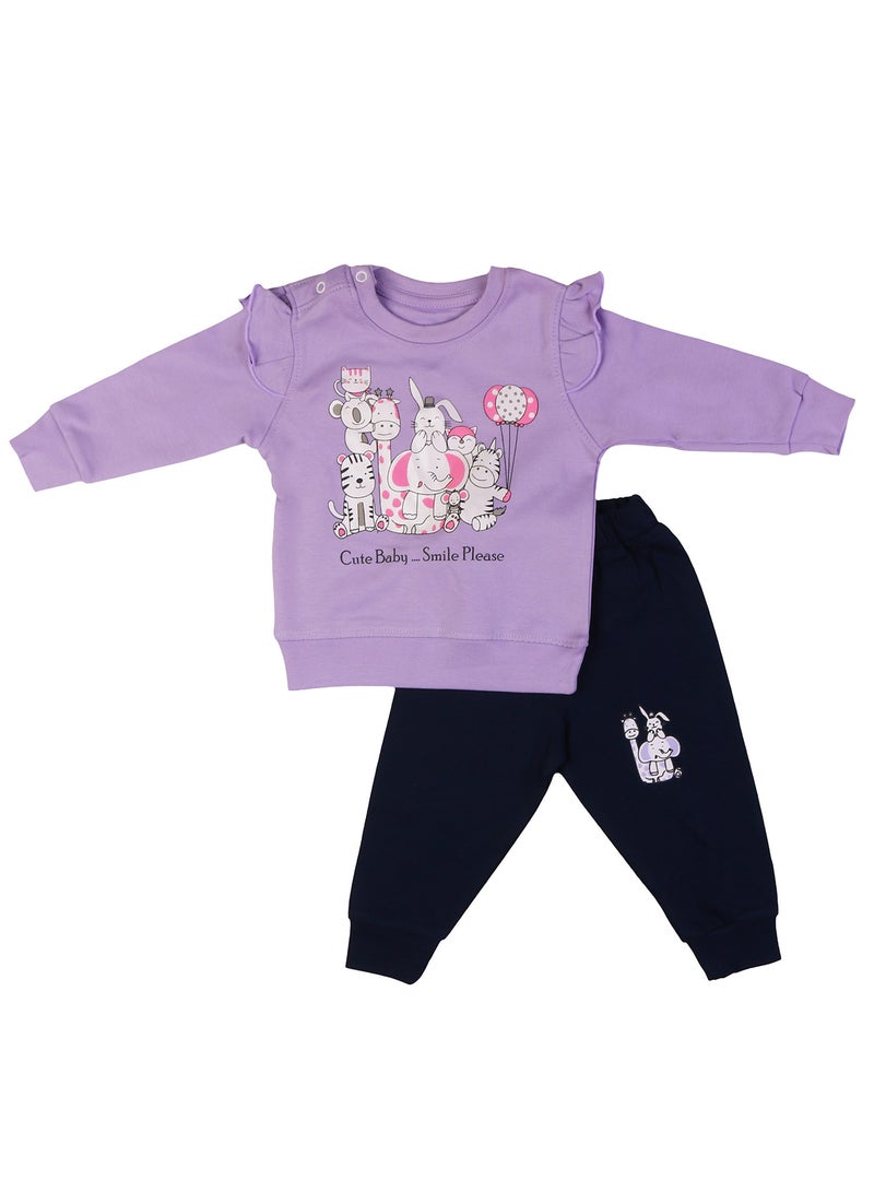 زيركون بيجامة خريفي مواليد - Image 1