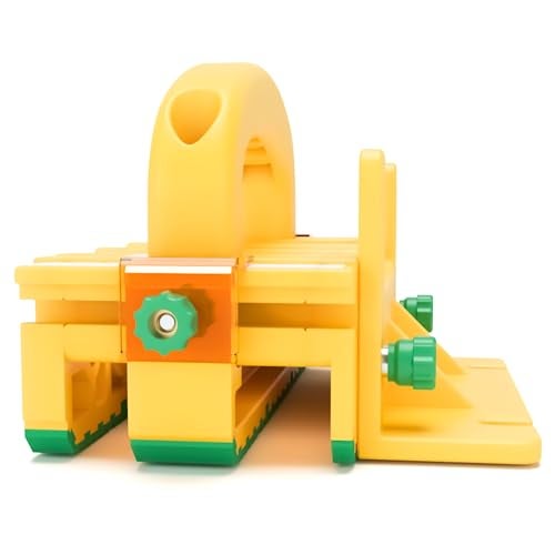 MICROJIG GRR-RIPPER+ by Microjig. Includes SafeRip Kit. Fully Adjustable 3D Push Block for Table Saws, Router Tables, Band Saws, and Jointers. (SKU: GR-100+) Yellow/Green - Image 1