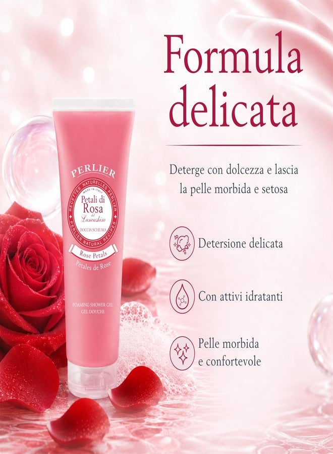 Perlier Doccia Schiuma Petali di Rosa (250 ml Shower Gel 8.4 fl. oz. Made in Italy [Italian Import] - Image 5