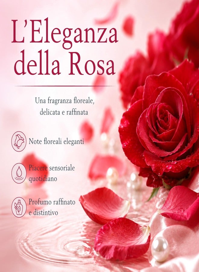 Perlier Doccia Schiuma Petali di Rosa (250 ml Shower Gel 8.4 fl. oz. Made in Italy [Italian Import] - Image 4