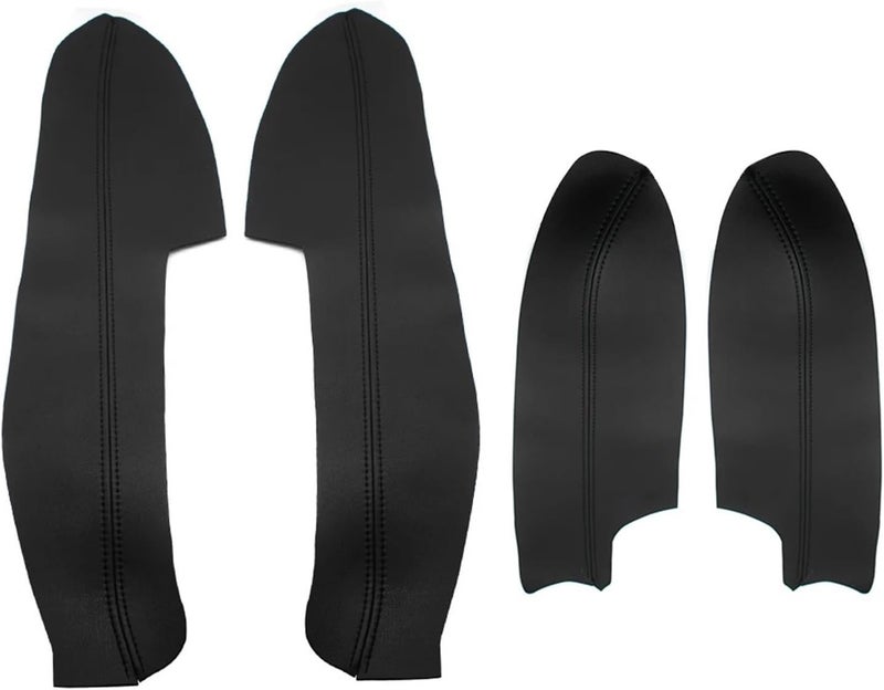 QASULER Microfiber Leather Door Handle Cover for Nissan Qashqai J11 - Image 1