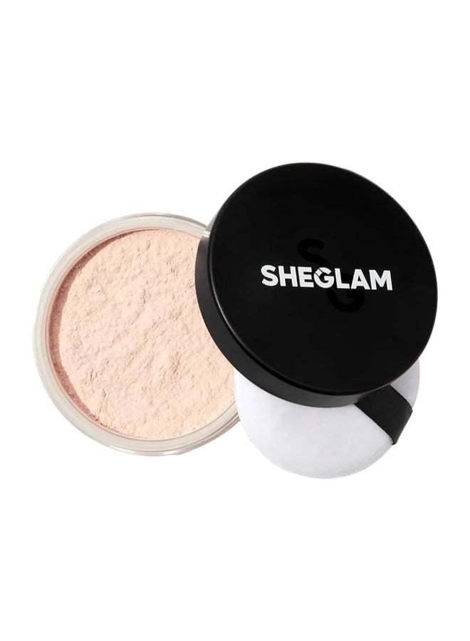 SHEGLAM Baked Glow Setting Powder Light Pink - Image 1