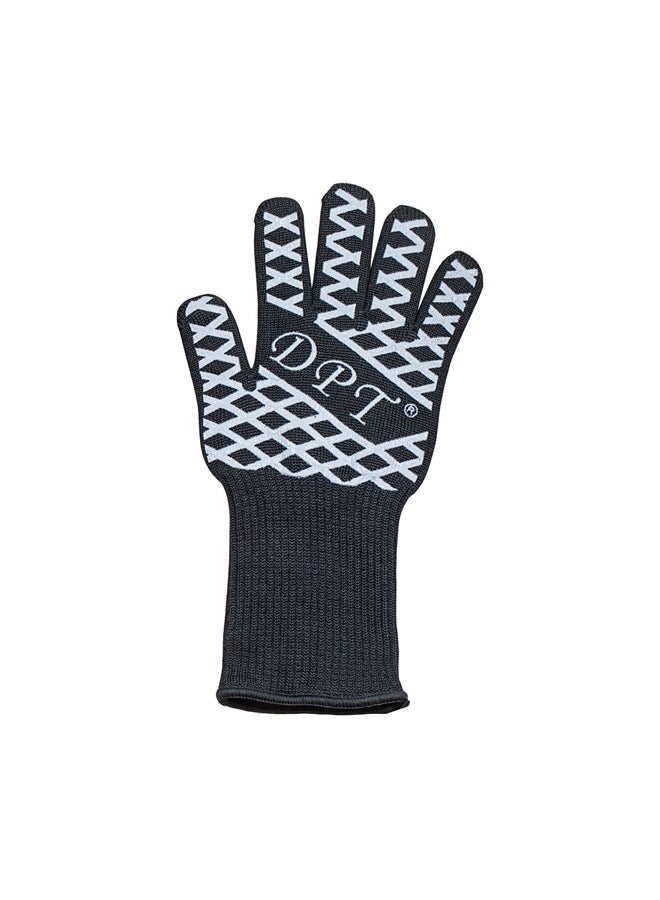 DPT Heat Resistant GLoves, Barbecue gloves, Black, Size 32 Cm - Image 1