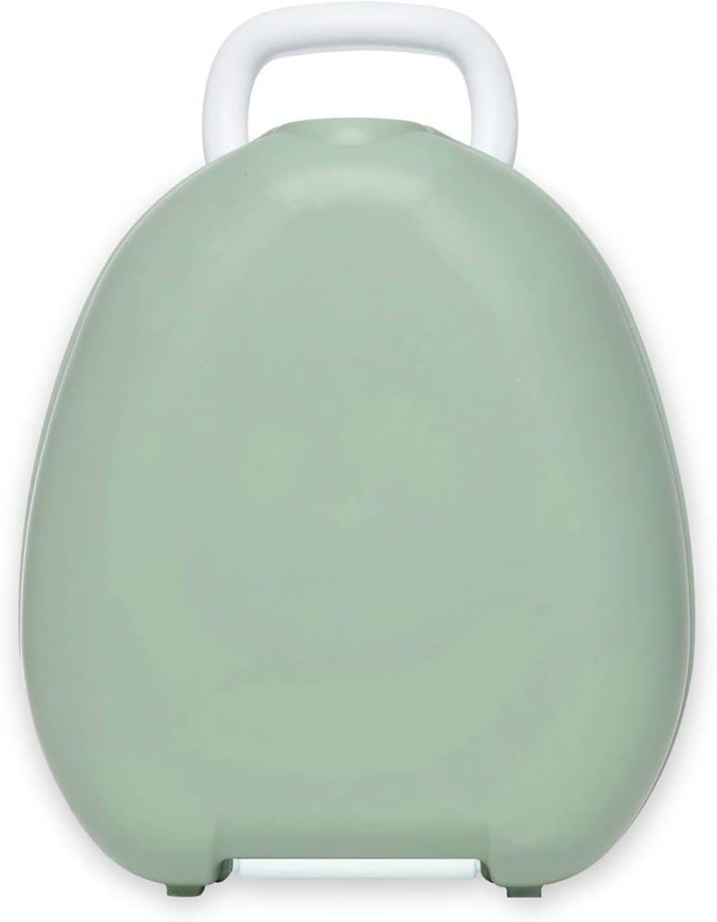My Carry Potty مرحاض الحمل الخاص بي - مرحاض محمول للأطفال بلون أخضر باهت - Image 4
