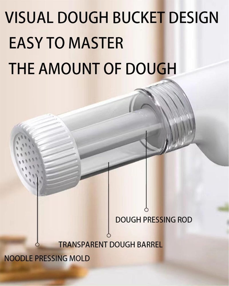 Olpad Olpad Handheld Electric Pasta Maker Pasta Roller Machine 6 in 1 Cordless Pasta Machine Portable Noodle Maker Ramen Noodle Maker Homemade Spaghetti Maker Machine Automatic Noodle Press  - Image 3
