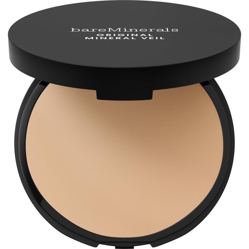bareMinerals Original Mineral Veil Talc-Free Pressed Setting Powder, Sheer Medium, Vegan, Cruelty-Free & Dermatologist-Tested - Image 1