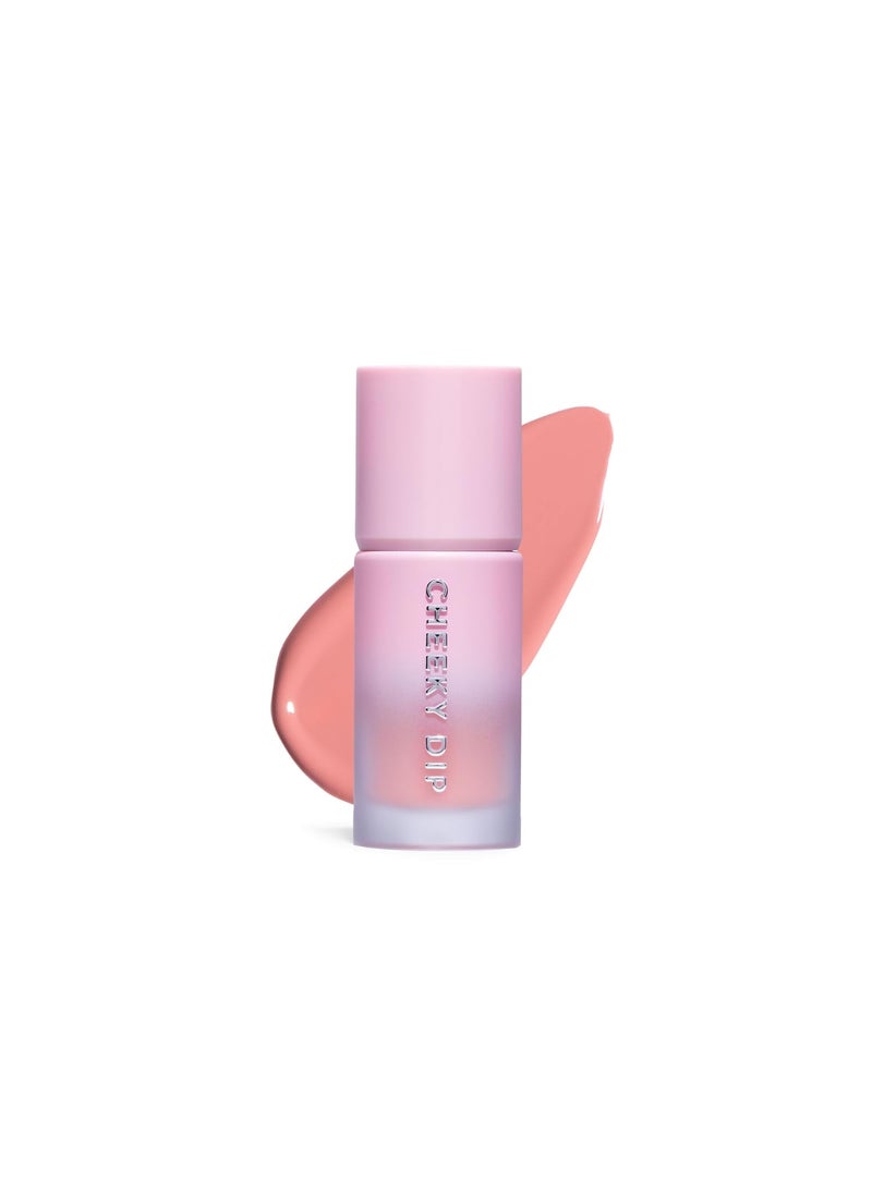 W7 W7 Cheeky Dip Liquid Blusher  Pigmented Colour For Cheek Makeup  Satin Matte Finish  Skinny Dip Pink 