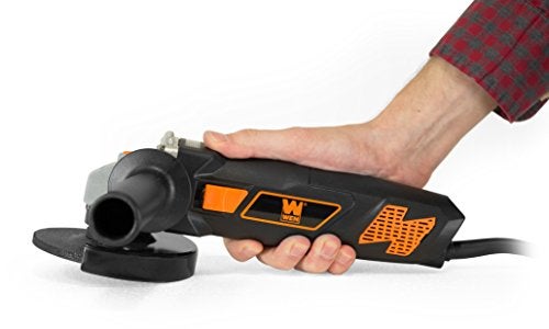 Wen مطحنة زاوية WEN 944 بقوة 7 أمبير، 4-1/2 بوصة، رمادي، أسود، برتقالي - Image 2