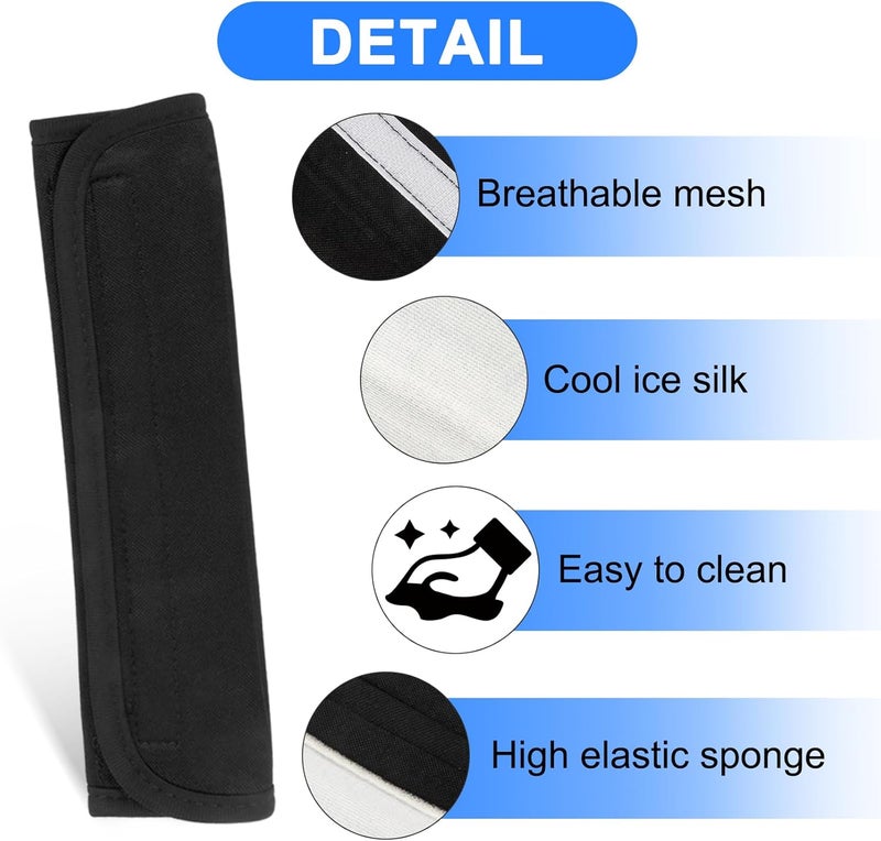 psler وسادة حزام الأمان PSLER حزام الكتف وسادات حزام الأمان للبالغين غطاء حزام الأمان للأطفال غطاء حزام مقعد السيارة للأطفال غطاء حزام الأمان لعربات الأطفال وكراسي الطعام - Image 4