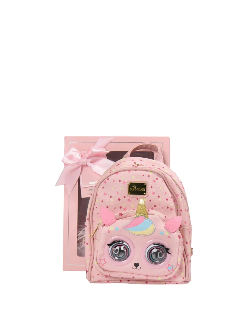 سوبر كيوت حقيبة ظهر أطفال Supercute SF226 على شكل يونيكورن | حقيبة مدرسية لطيفة مقاس 9 بوصة | حقيبة خفيفة للأطفال