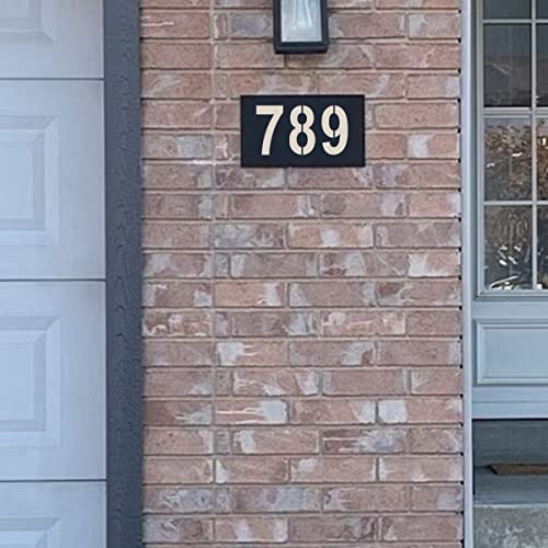 REOLAN 9 Inch Large Number Stencils for Painting - 11 Pack Number Stencil Templates for Curb Address, Cakes, Cookies, Mailboxes and Crafts, Reusable House Numbers Stencils for Wood Signs & Cement Wall Art - Image 5