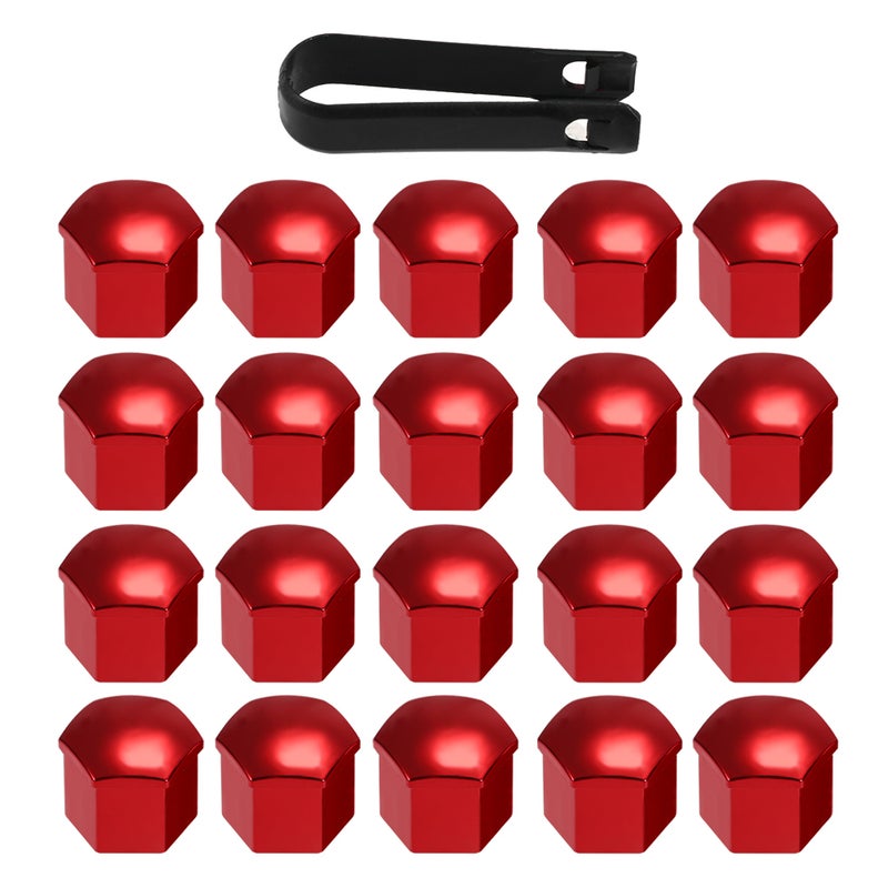 20pcs Universal 21mm Wheel Nut Covers Lug Nut Caps Screw Protector - Image 3