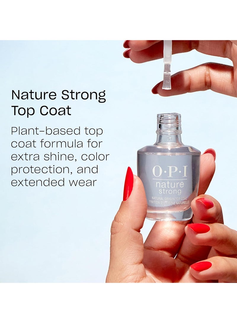 OPI Top Coat | 15 ml | Transparent Nail Paint with High Gloss Finish | Clear Top Coat Nail Polish | Long Lasting, Protects Against Chipping of Nail Lacquer - Image 3