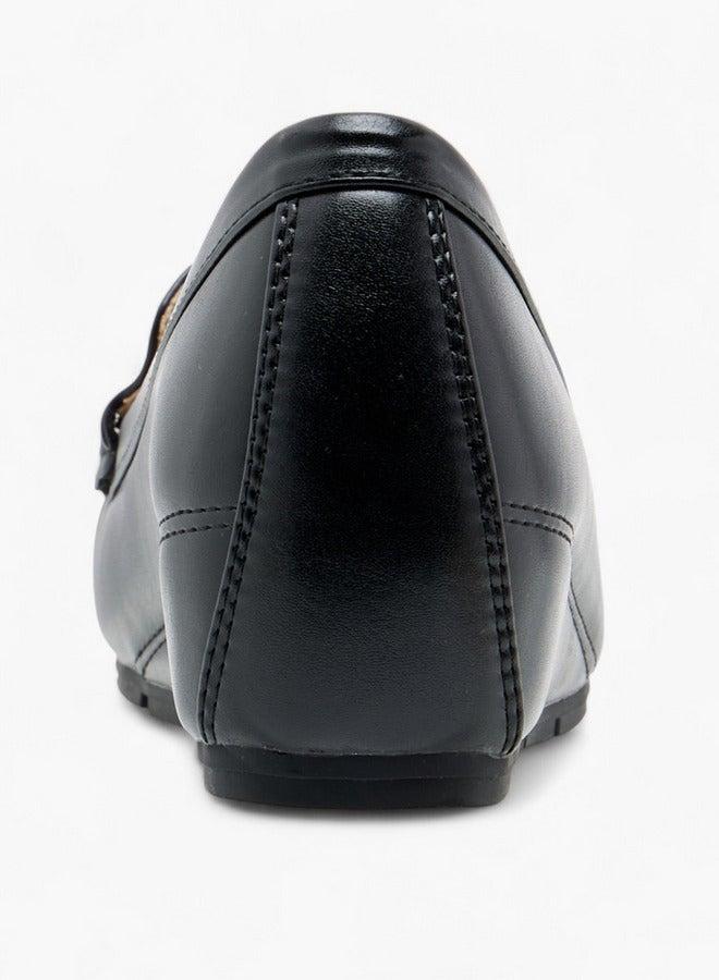 لو كونفورت حذاء لوفر بكعب إسفين معدني - Image 5