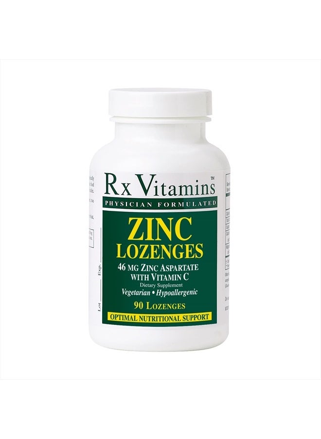 Rx Vitamins Zinc Lozenges, 90 Lozenges 