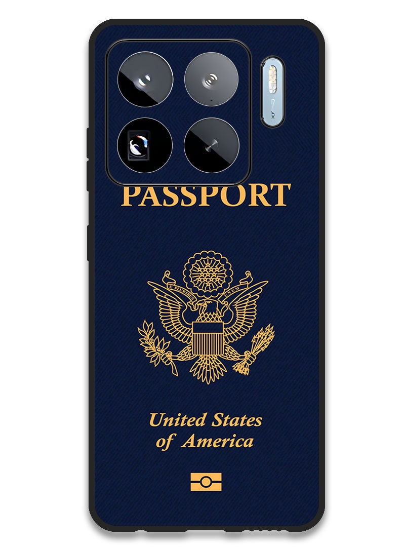 Theodor Case Compatible with Xiaomi 15S Pro 6.73 Inch Protection Shockproof Bumper Cover Usa Passport - Image 1