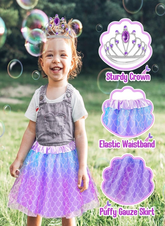 HAIMST Princess Dress Up Shoes Set, Girls Dress Up Toys, Jewelry Boutique Necklace Earrings Crown, Princess Dresses Role Pretend Play Gifts Princess Toys for Girls Aged 3 4 5 6 Years Old - Image 3