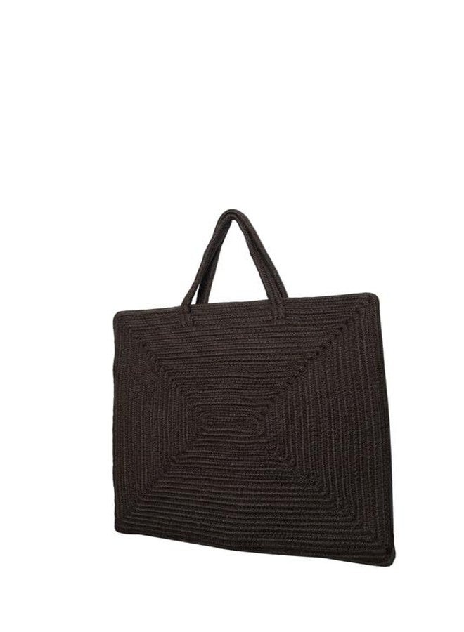 ARIYA Laptop Bag (4078 | Brown) - Handcrafted Sleek Briefcase for Men & Women, PP & Cotton Blend | Lightweight, Durable Laptop Case for Work, Travel & Casual Use - Image 3