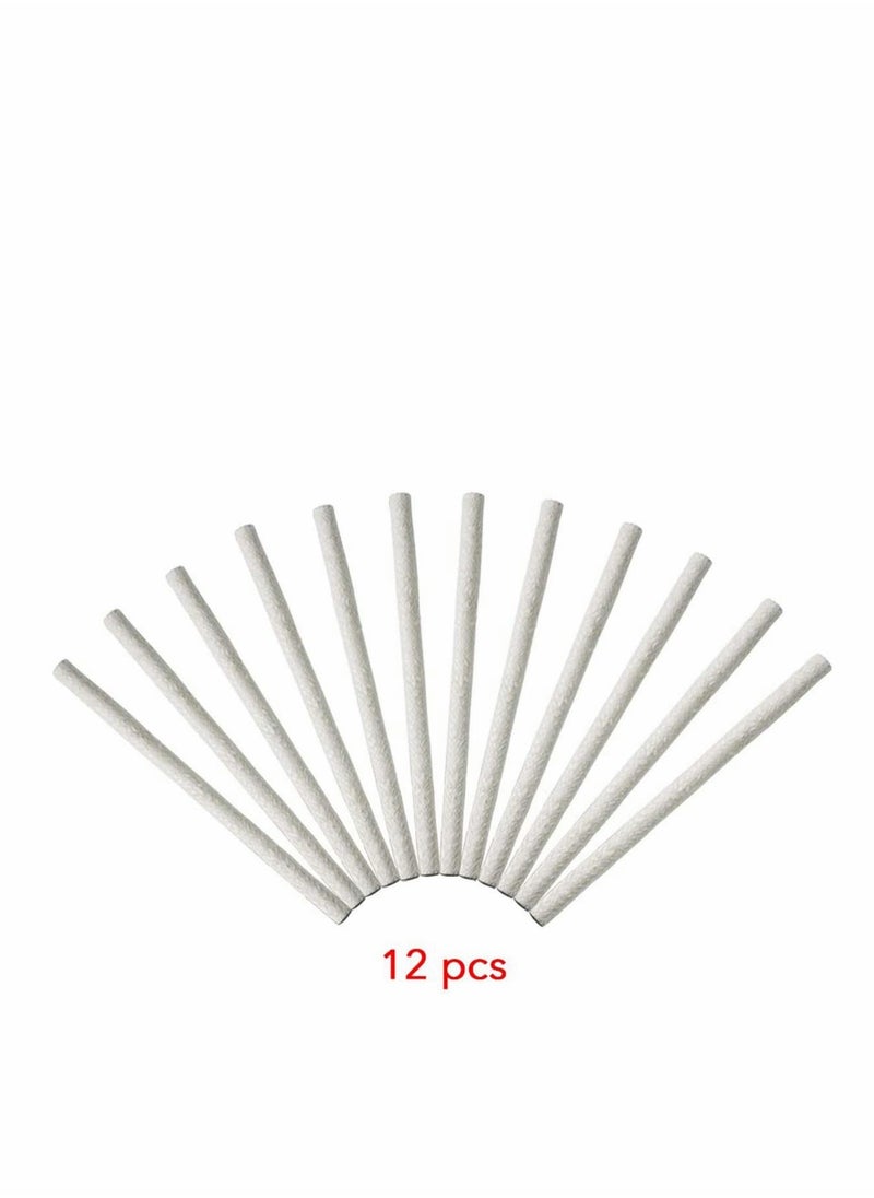 Generic - 12 Pieces Fiberglass Wick Wine Bottle Tiki Torches Patio Lighting Garden Lights Oil Lamps Replacements - Image 1