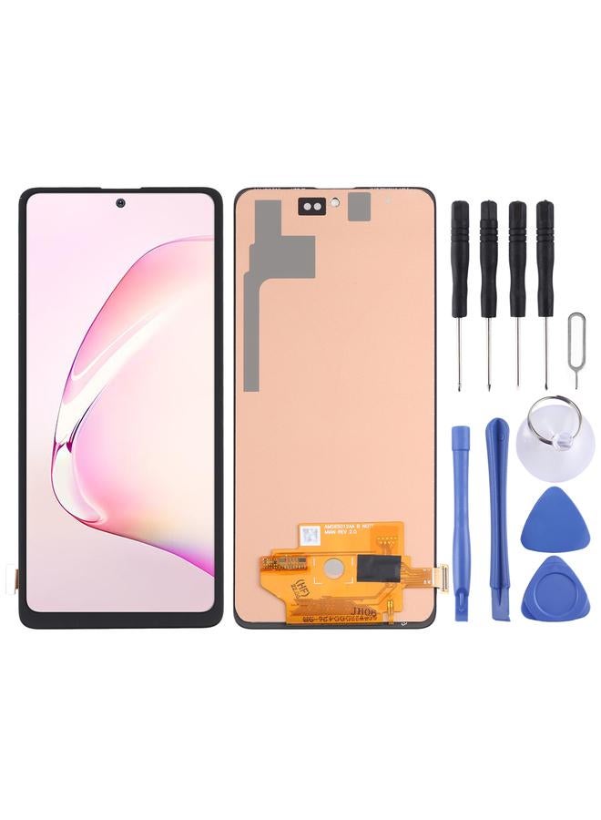 Replacement Incell Material LCD Screen and Digitizer Full Assembly Not Supporting Fingerprint Identification For Samsung Galaxy Note10 Lite SM-N770F - Image 1