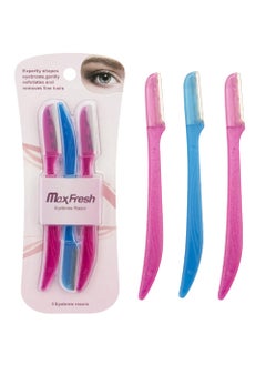 MAXFRESH Maxfresh Touch up Multipurpose Exfoliating Dermaplaning Tool Eyebrow Razor and Facial Razor with Precision Cover 