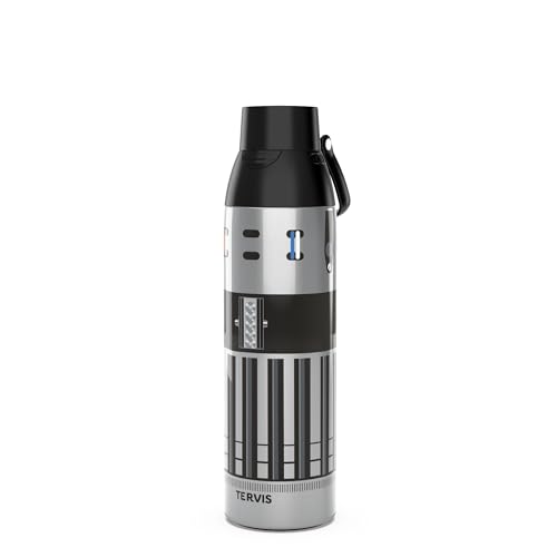 Tervis Venture Water Bottle Star Wars Lightsaber Detail Triple Insulated Tumbler Travel Cup Keeps Drinks Cold Hot 26oz Stainless Steel - Image 1