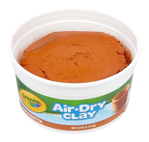 Crayola Air Dry Clay, Terra Cotta No Bake Modeling Clay for Kids, 2.5lb - Image 2
