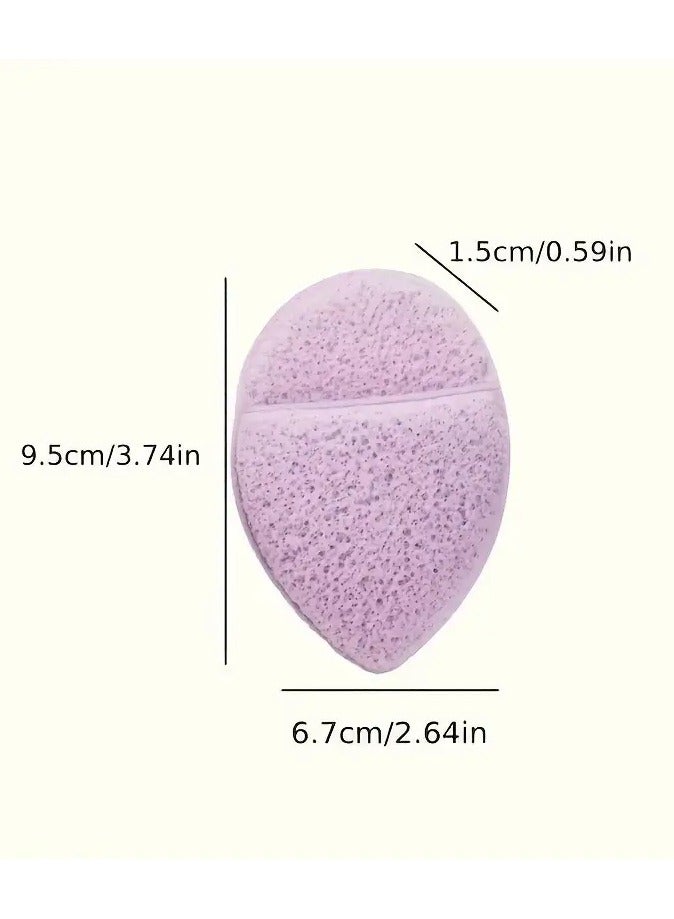 Rozino 3pcs Multipurpose Konjac Facial Sponges, Gentle Exfoliating Puff For Deep Cleaning, Makeup Removal & Skin Care, Soft And Non-Irritating For All Skin Types, Face Cleansing Glove Design - Image 4