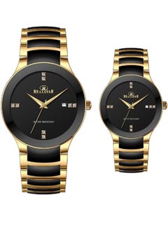 Water Resistant Analog Couple Watch Set