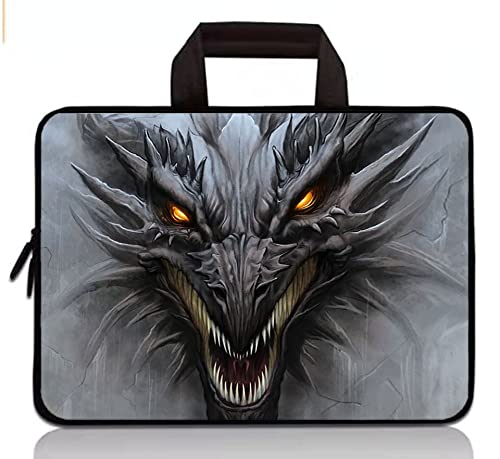 HEABPY Universal 7-9 Inch Kids Tablet Sleeve, Portable Neoprene Carrying Case Bag Fits 7" 8" 8.5" 8.9" 9" Apple iPad Mini, Samsung Galaxy Tab, Google, HP, Acer, ASUS (Cool Dragon) - Image 3