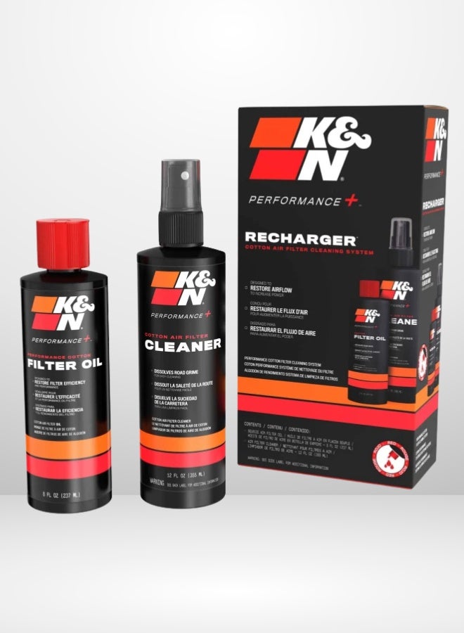 كيه آند إن K&N منظف فلتر هواء K and N زيت + غسول فلتر - Image 3