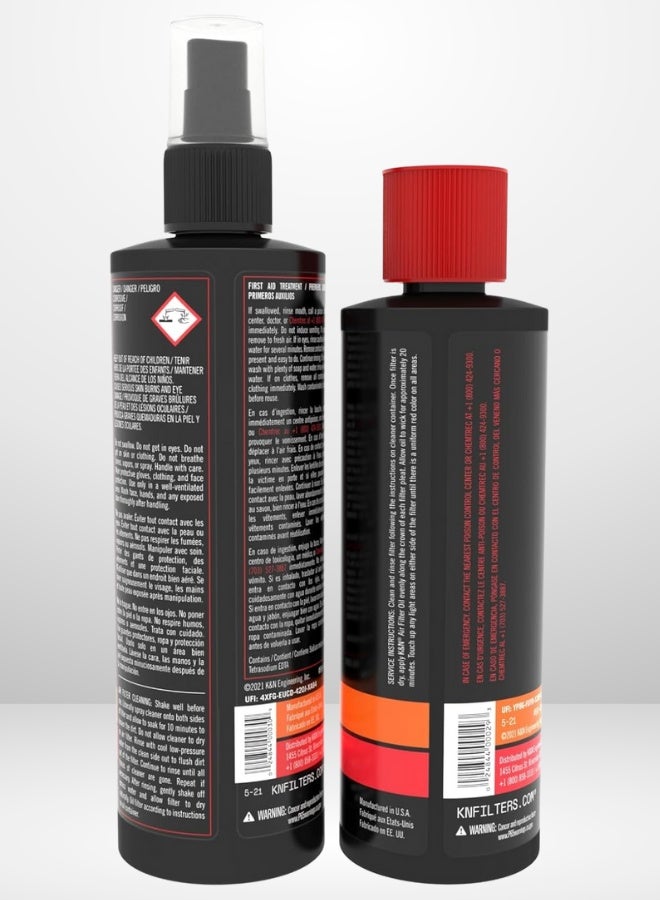 كيه آند إن K&N منظف فلتر هواء K and N زيت + غسول فلتر - Image 2