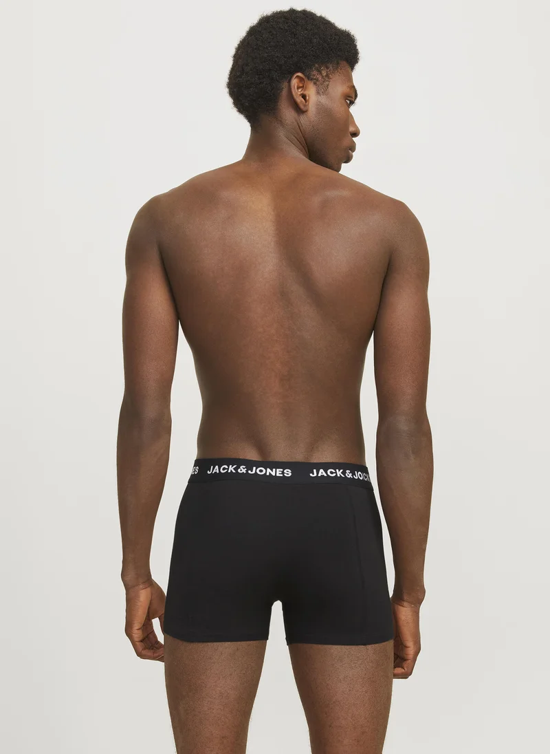 جاك اند جونز 3 Pack Of Logo Band Trunks