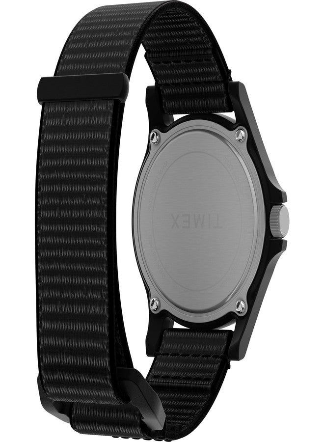 Timex Unisex Yellowstone National Park 40mm Watch - Black Fastwrap Cream Dial Black Case, Black - Image 5