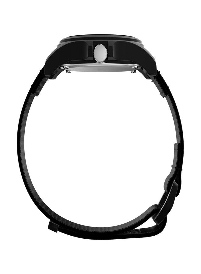 Timex Unisex Yellowstone National Park 40mm Watch - Black Fastwrap Cream Dial Black Case, Black - Image 2