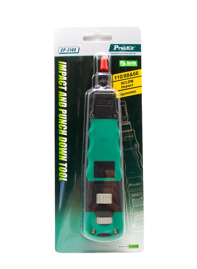 بروسكيت. أداة التثقيب للأسفل Proskit  CP-3148 مع شفرة 11066، تأثير قابل للتعديل، قبضة مريحة - Image 1