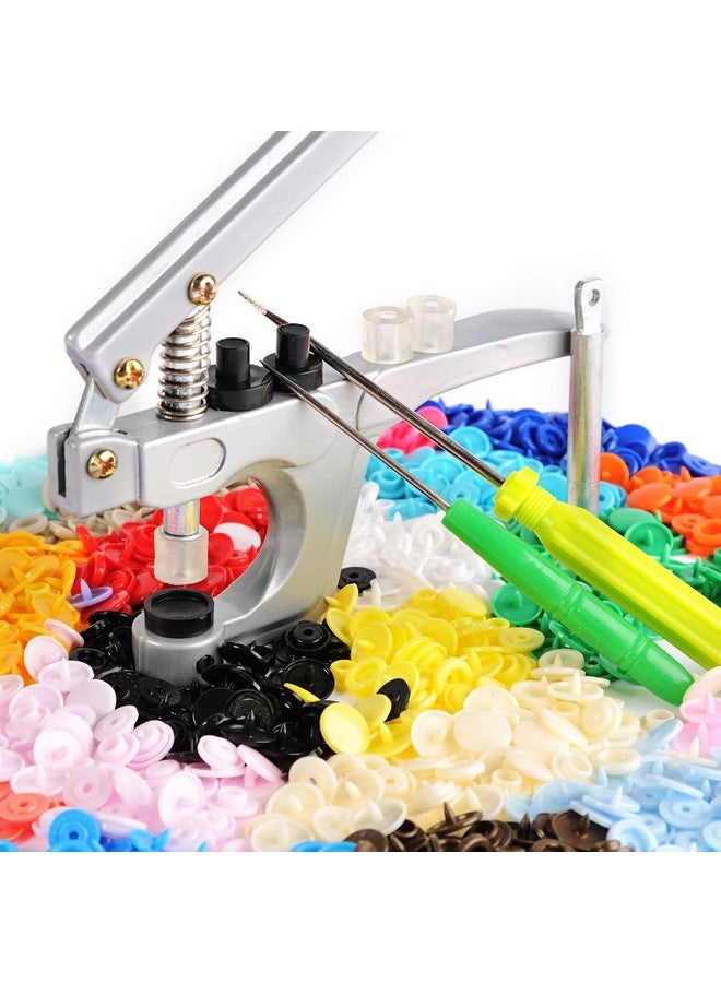 LIHAO Snaps And Snap Pliers Set 375 Sets T5 Plastic Buttons For Sewing And Crafting - Image 4