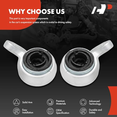 A-Premium 2 x Front Lower Control Arm Bushing with Bolt, Compatible with BMW 320i 2001-2005, 323i & 328i 1999-2000, 325i & 330i & 325Ci & 330Ci 2001-2006, 323Ci & 328Ci 2000, Z4 2003-2008 - Image 5