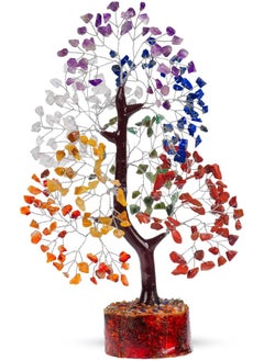 Generic Seven Chakra Tree of Life - Crystal Tree - Healing Crystals Feng Shui Statues & Figurines Reiki Crystal Balancing Home Décor Money Bonsai Feng Shui Bracelet Spiritual Decoration Good Luck Aura Cleansing  - Image 2
