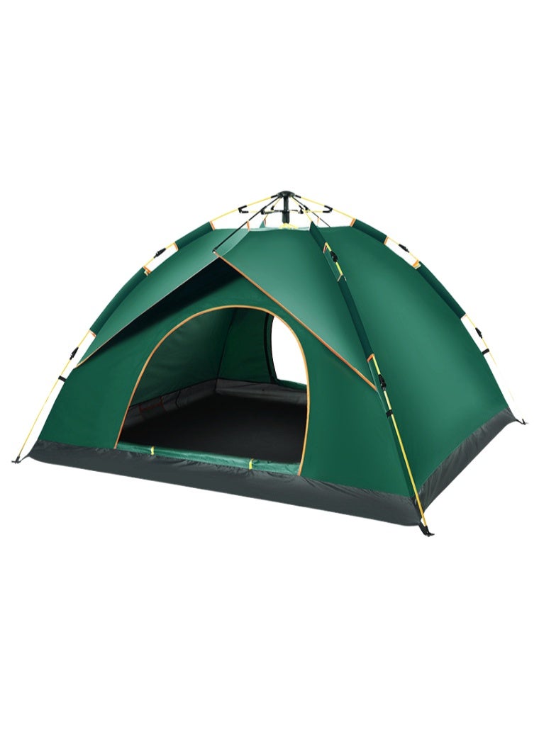 DEXO Automatic Pop-Up Instant Camping Tent 200x200x135cm – 4-Person Easy Setup Tent with UV Protection, Waterproof, Lightweight Travel Tent for Camping, Hiking & Festivals - Image 1