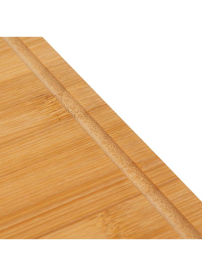 Five Simply Smart 2-Piece Rectangular Bamboo Cutting Board Set Brown  189699 - Image 5