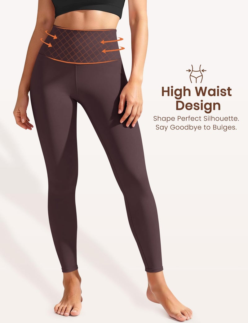 Laite Hebe Leggings for Women - High Waisted Full Length Buttery Soft Yoga Pants for Workout Athletic Daily - Image 3