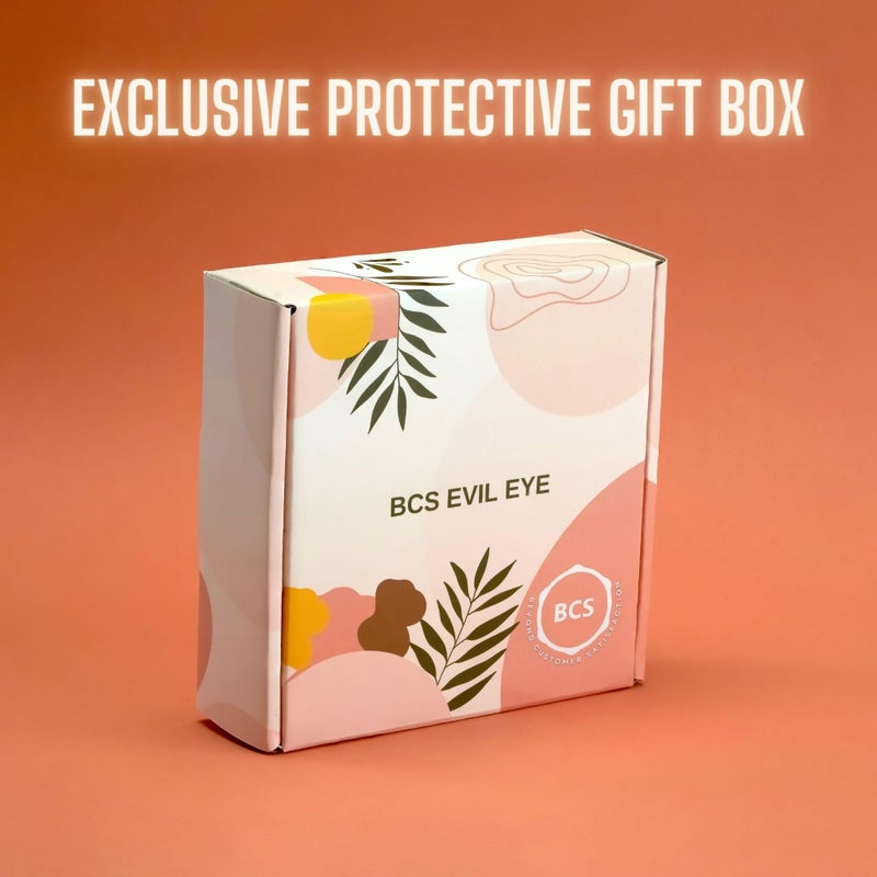 BCS Blue Evil Eye Decor Home Wall Hanging 4"" Glass Handmade Turkish Nazar Amulet Good Luck and Protection Charm - Image 4